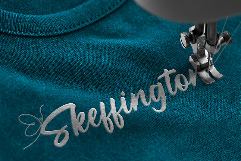 Shellan Embroidery Script Font