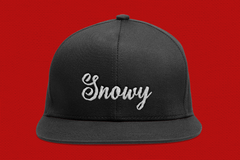 Shielfie Embroidery Script Font