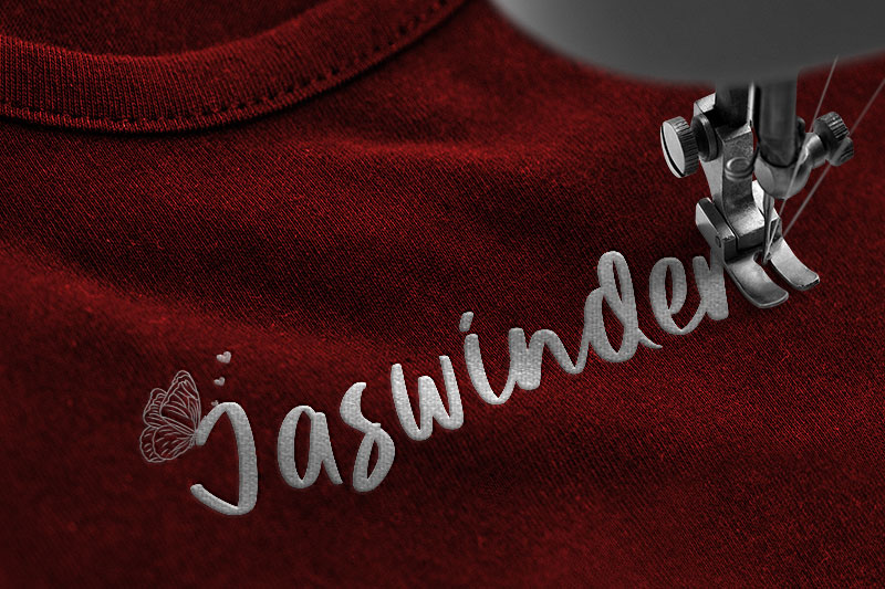 Shortime Embroidery Script Font