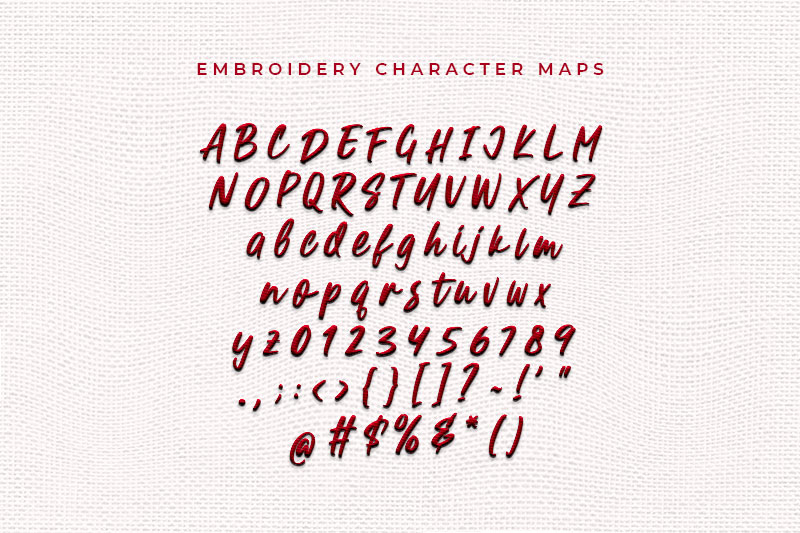 Shortime Embroidery Script Font