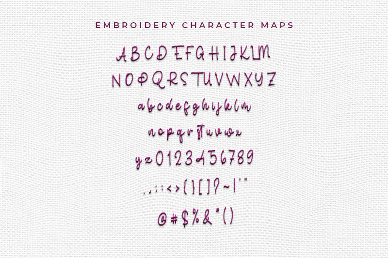 Simon Allice Embroidery Script Font