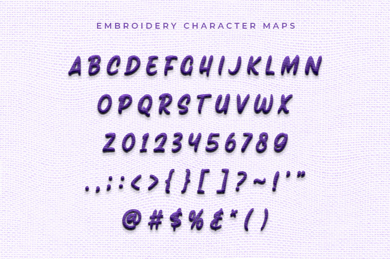 Sketcomic Embroidery Kids Font