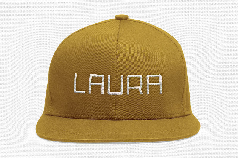 Skylark Embroidery Sans Serif Font