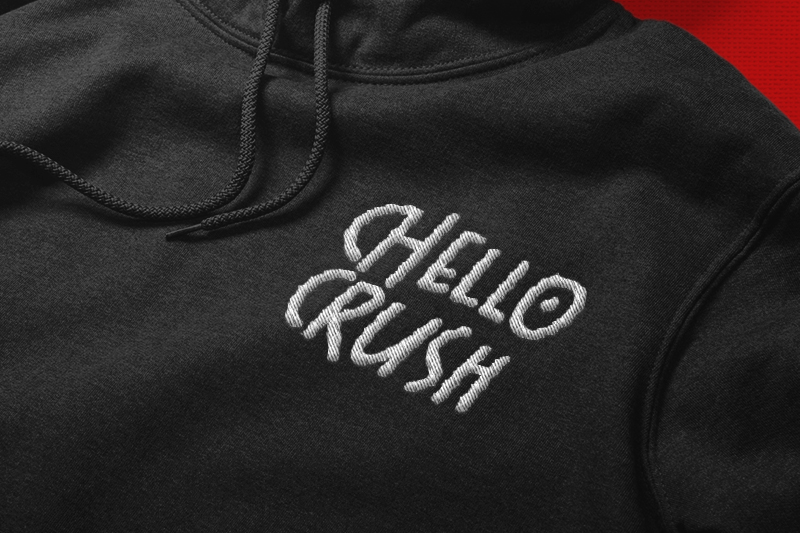 Snow Boom Embroidery Display Font