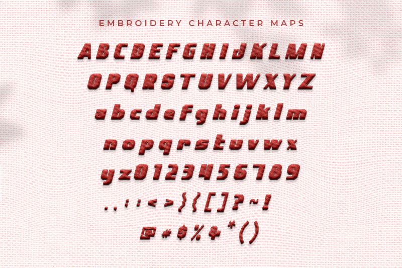 Speedo Embroidery Sport Font