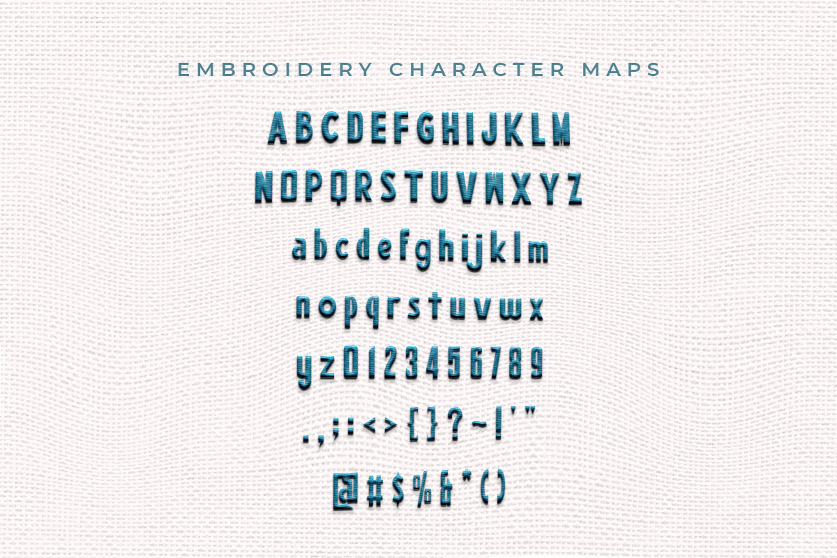 Spidernest Embroidery Sans Serif Font