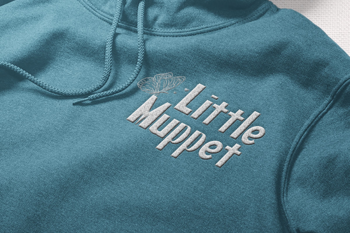 Spidernest Embroidery Sans Serif Font