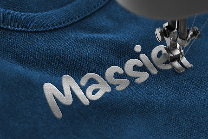 Star Dream Embroidery Kids Font