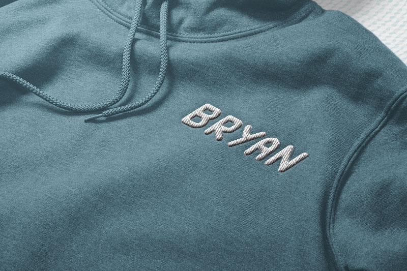 Taylorsit Embroidery Sans Serif Font