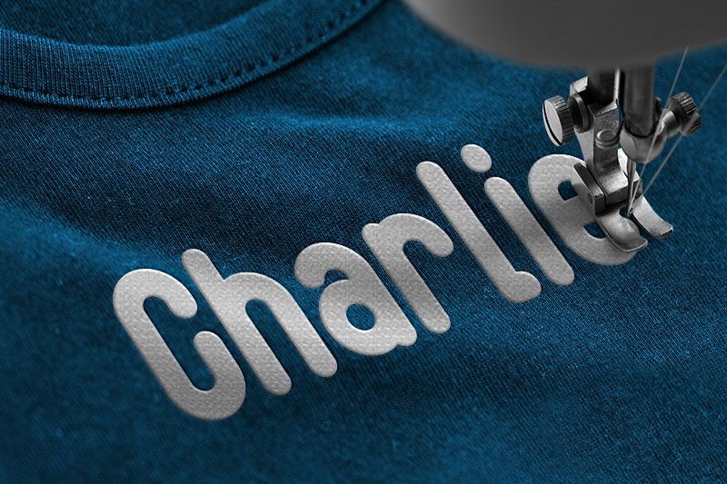 The Chieldren Embroidery Kids Font