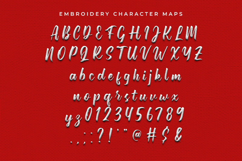 The Galaxy Embroidery Script Font