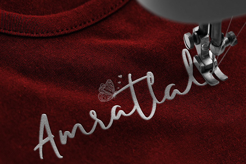 The Hardgo Embroidery Script Font