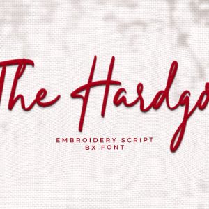 The Hardgo Embroidery Script Font