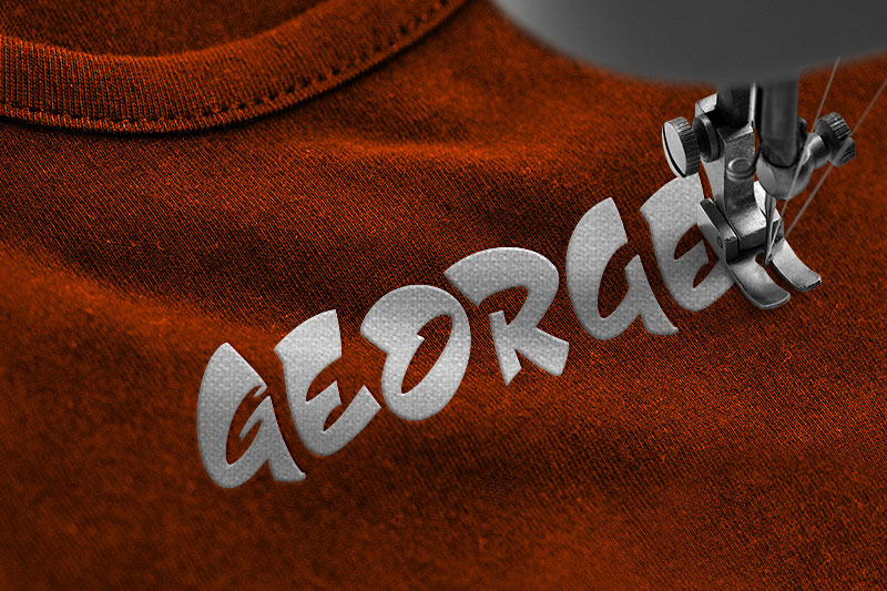 Tomes Embroidery Kids Font