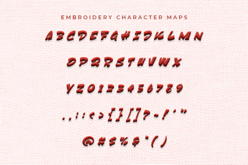 Tomes Embroidery Kids Font