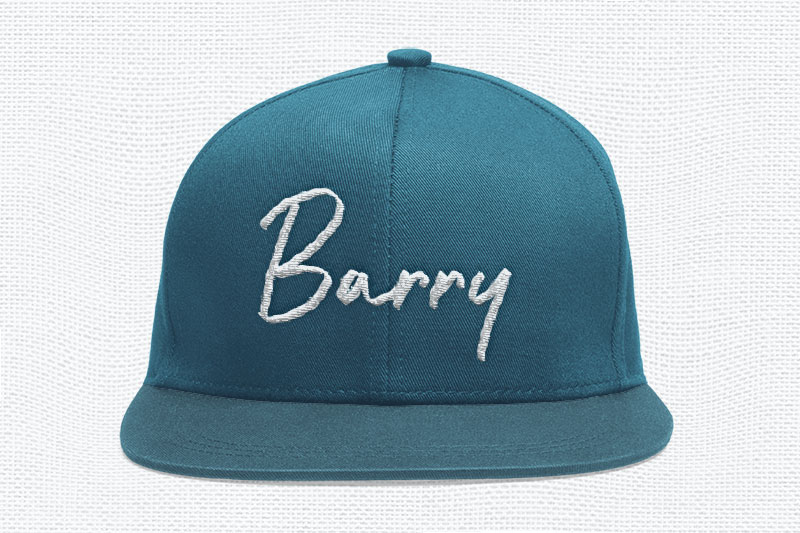 Vanillata Embroidery Handwritten Font