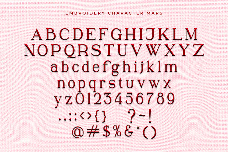 Winchester Embroidery Serif Font