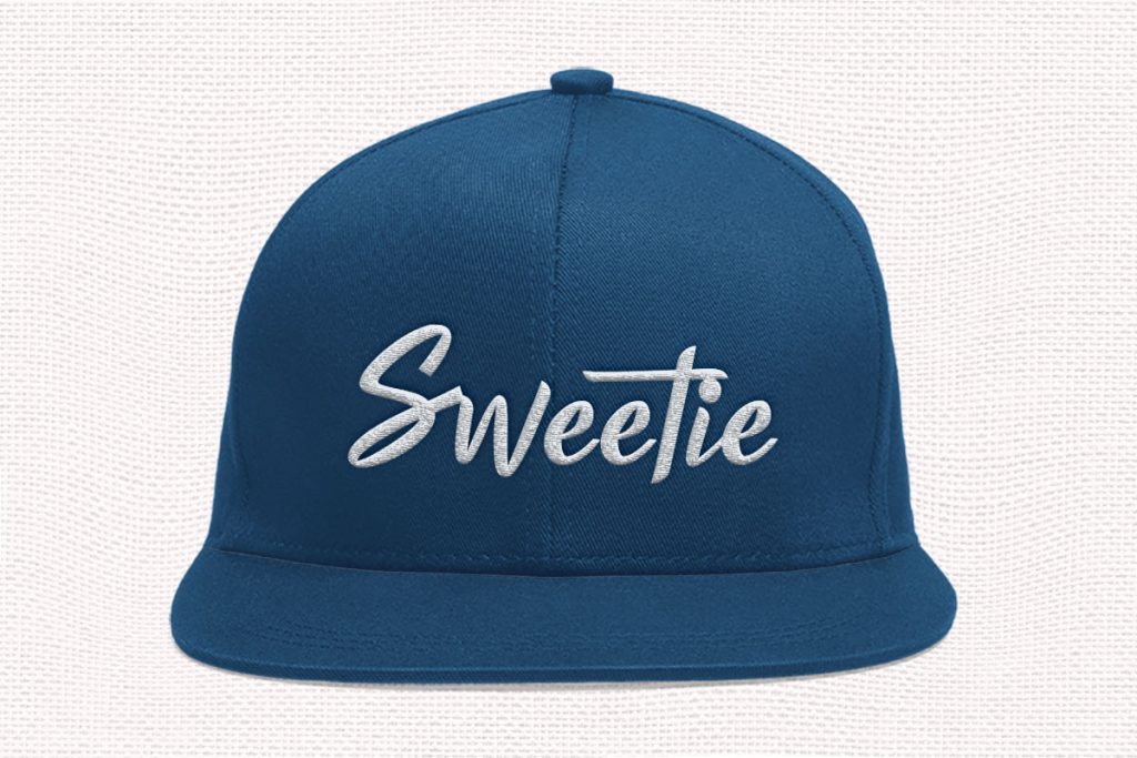 Winnipegosis Embroidery Font, Embroidery Handwritten Font, Embroidery