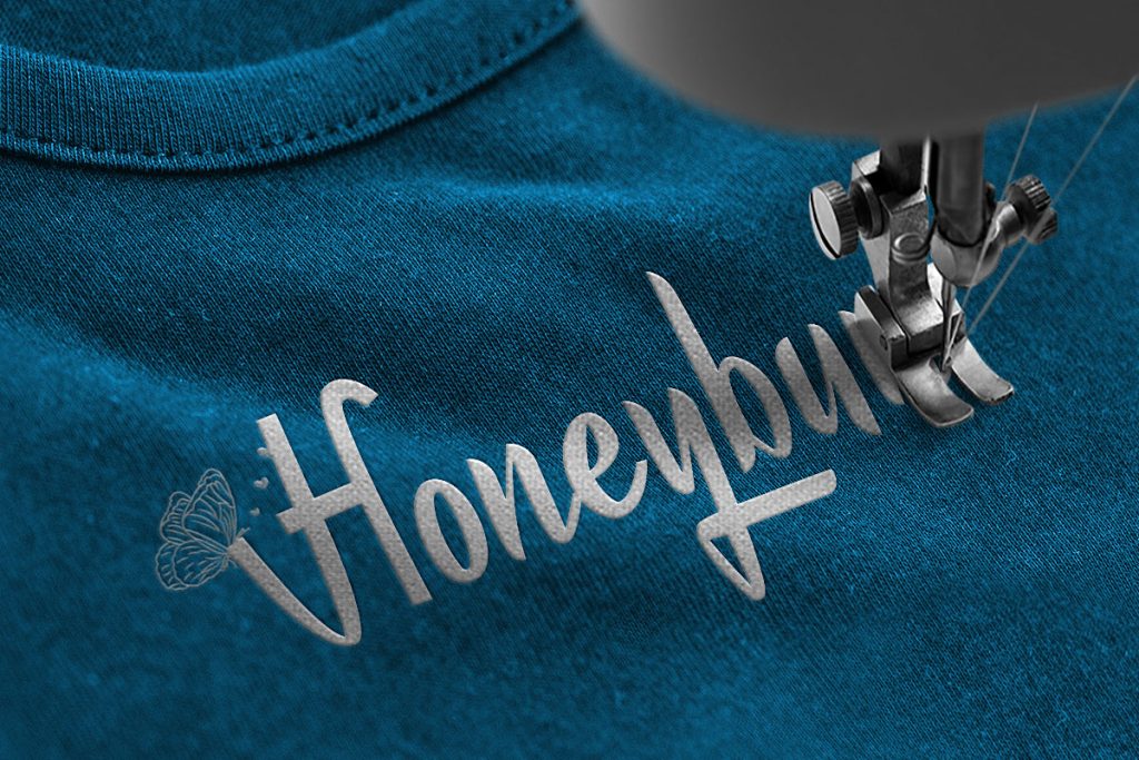 Winnipegosis Embroidery Font, Embroidery Handwritten Font, Embroidery