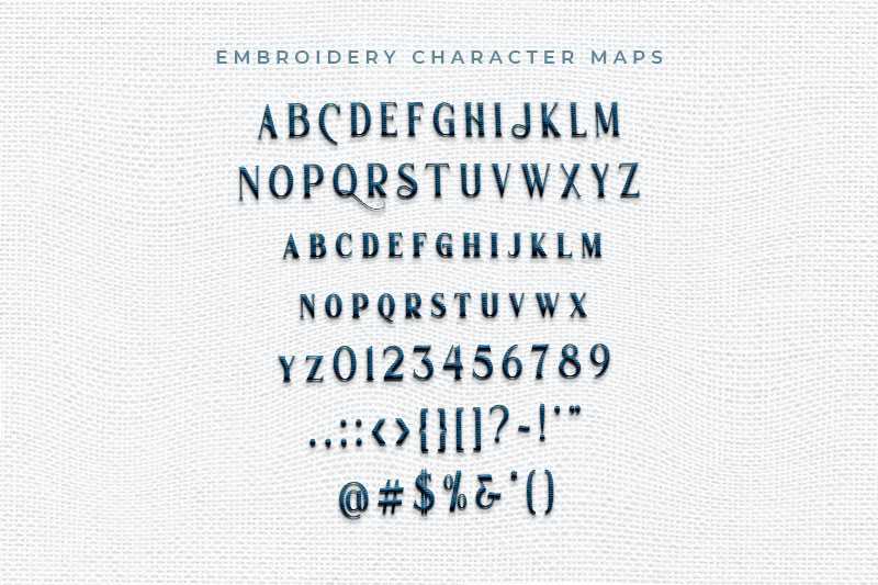 Wishleman Embroidery Serif Font