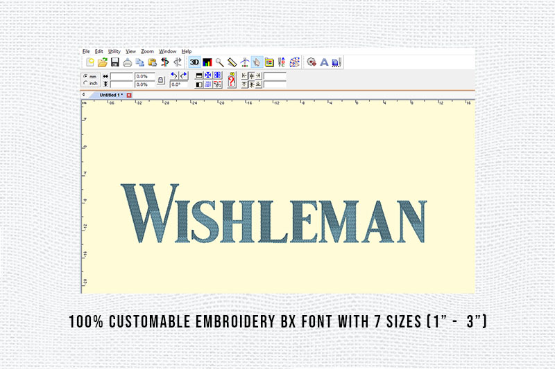 Wishleman Embroidery Serif Font
