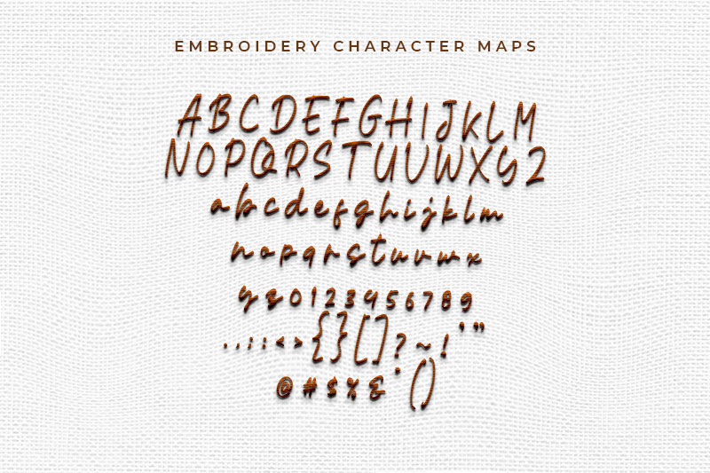 Anetthy Embroidery Script Font