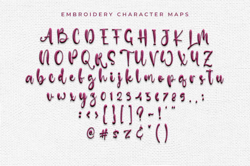 Asifa Carol Embroidery Script Font