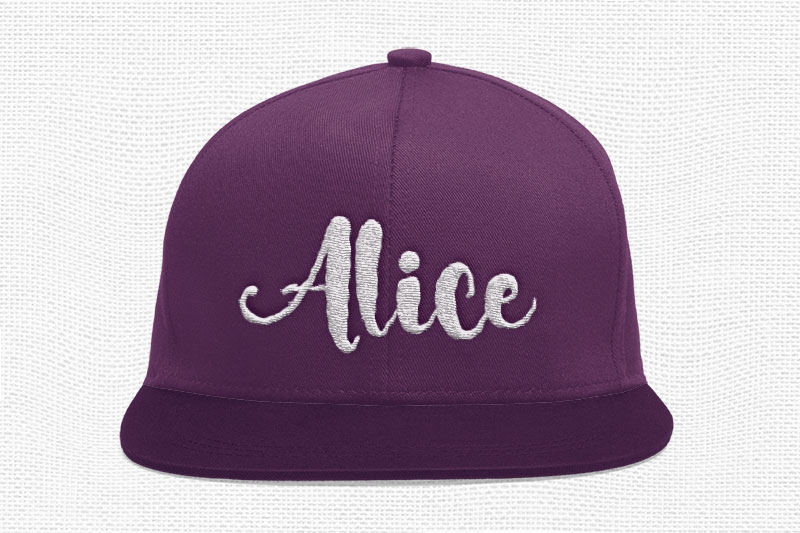 Asifa Carol Embroidery script Font