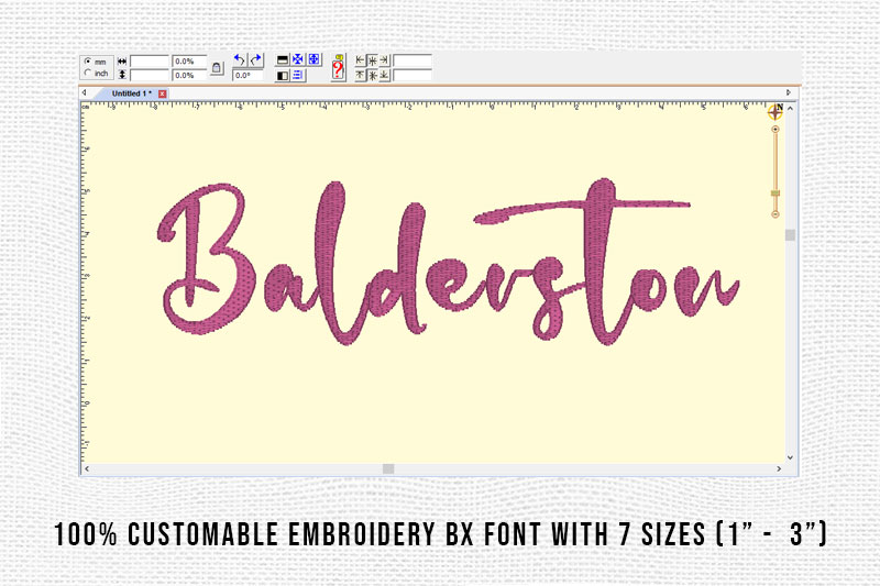 Balderston Embroidery Script Font