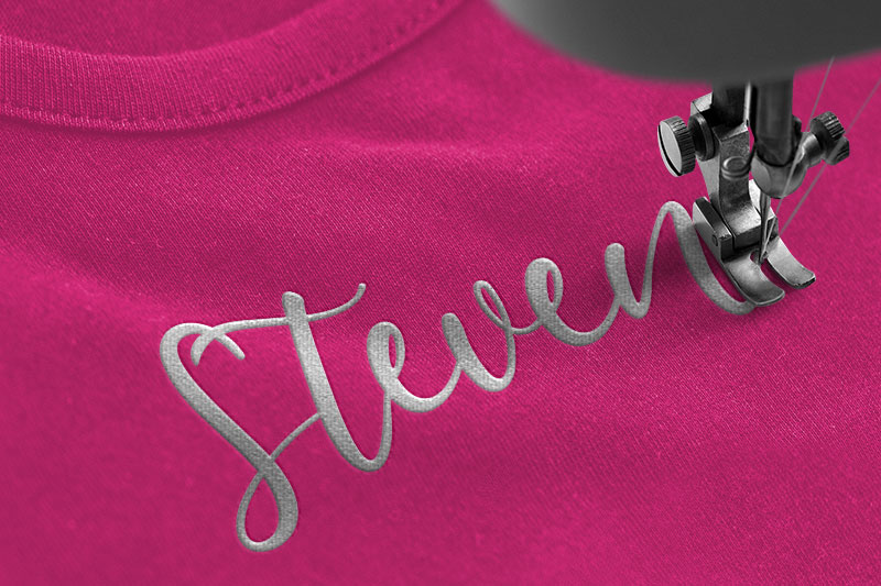 Barattiel Embroidery Script Font