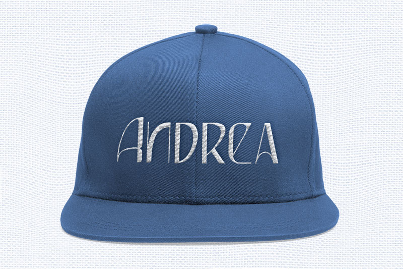 Biodiversity Embroidery Sans Serif Font