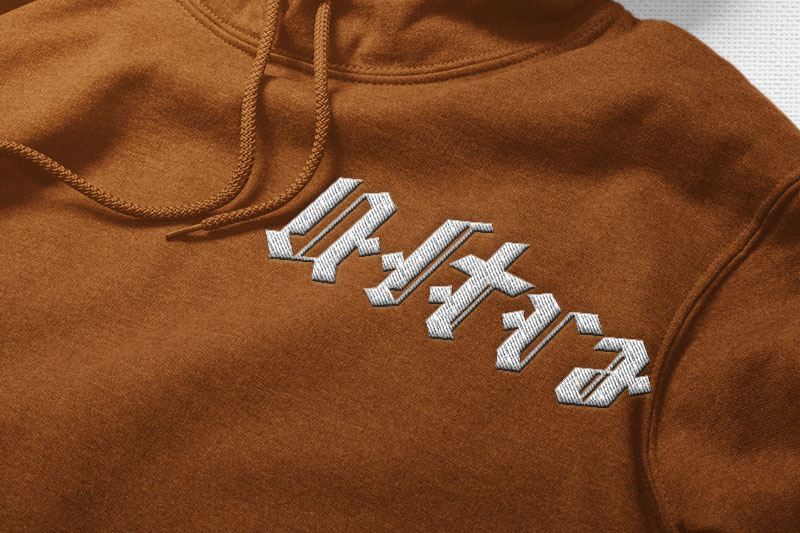 BlackWord Embroidery Blackletter Font