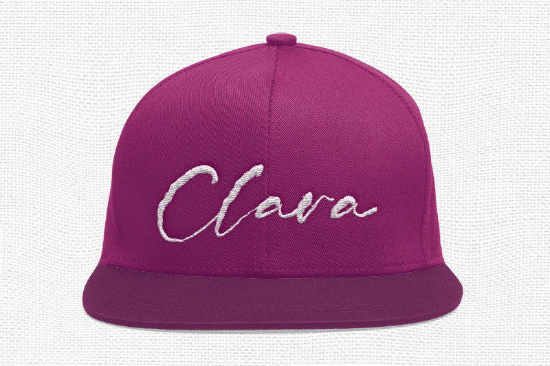 Brian Raja Embroidery Script Font