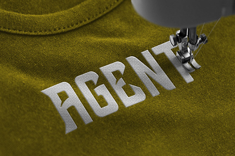 Brutals Embroidery Display Font