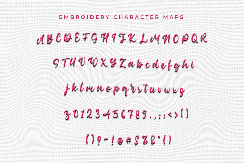 Candle Fest Embroidery Script Font