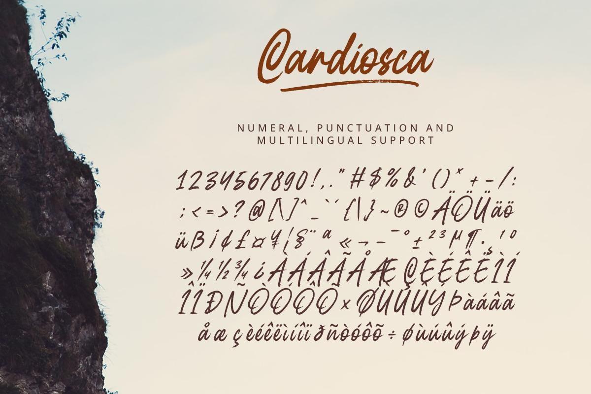 Cardiosca Script Font