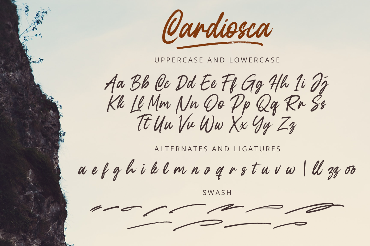 Cardiosca Script Font