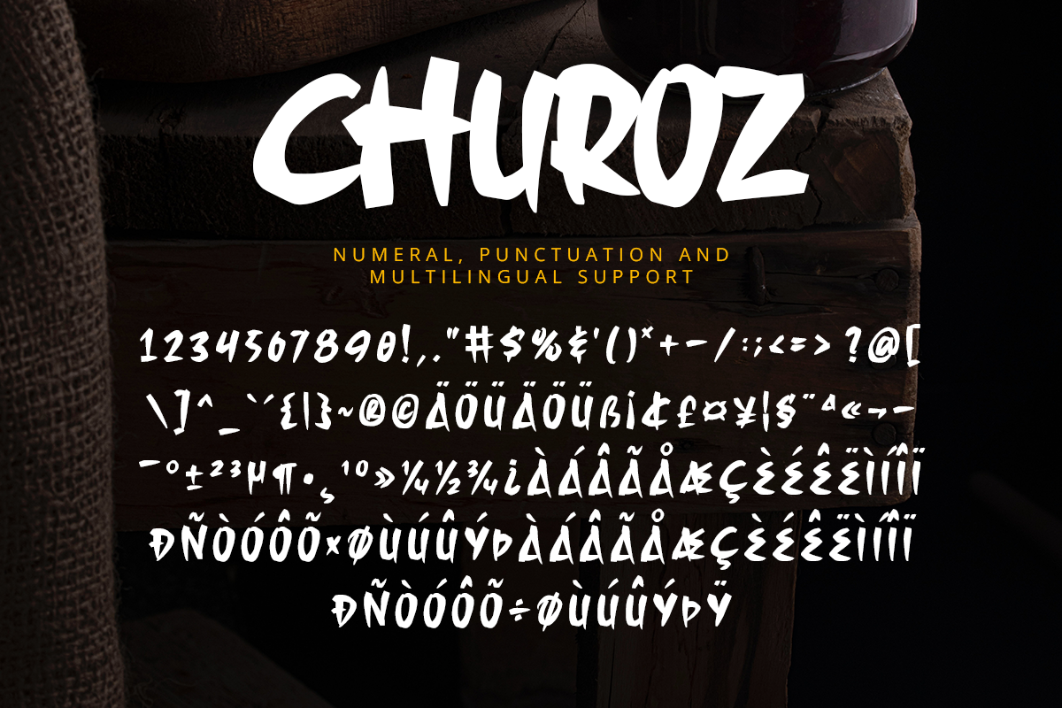 Churoz Display Font