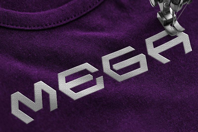 Cobes Embroidery Futuristic Font