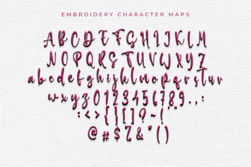 Daniel Rachel Embroidery Script Font