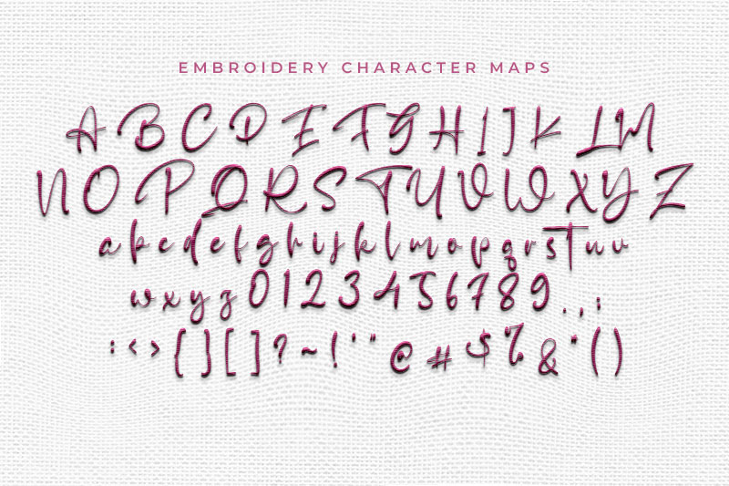 Delliga Embroidery Script Font