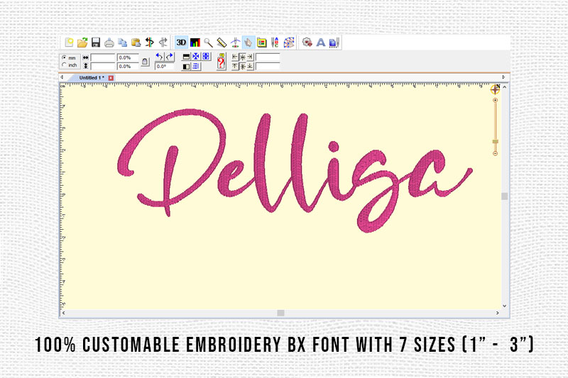 Delliga Embroidery Script Font