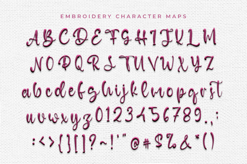 Dennison Embroidery Script Font
