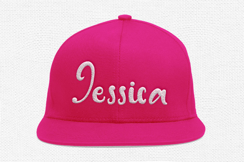 Diagonal Embroidery Script Font