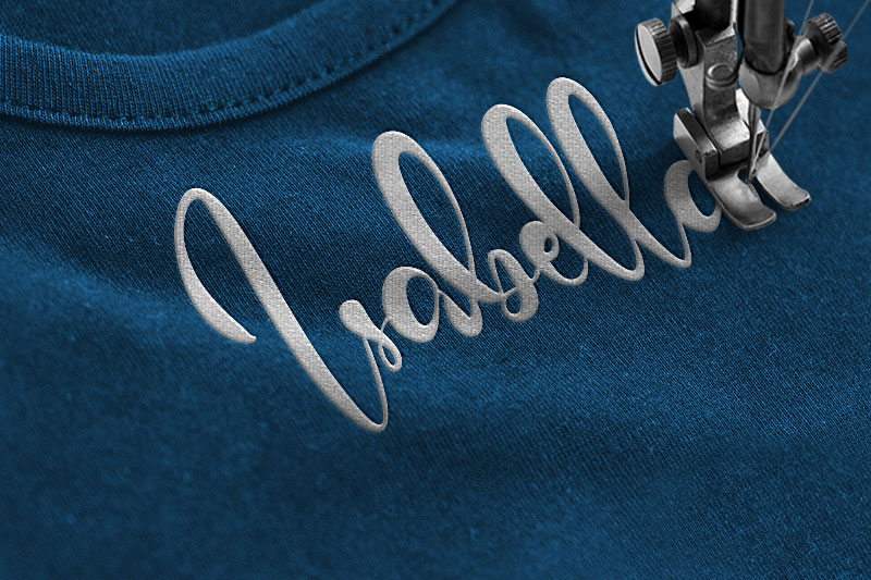 Diana David Embroidery Script Font