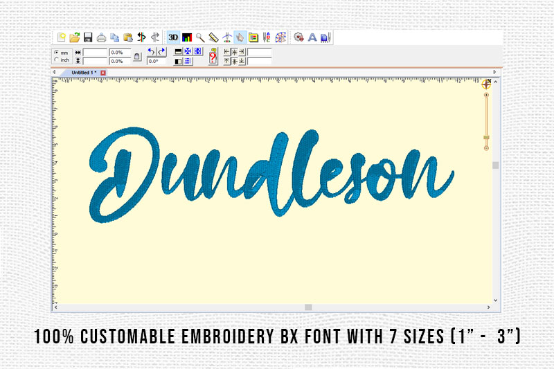 Dundleson Embroidery Script Font