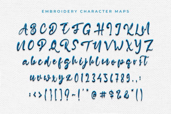 Dundleson Embroidery Script Font