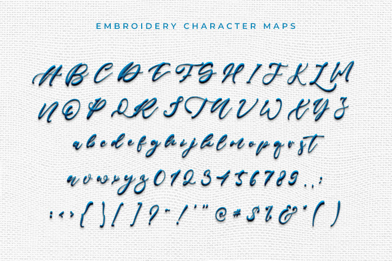 Erica Gavin Embroidery Script Font