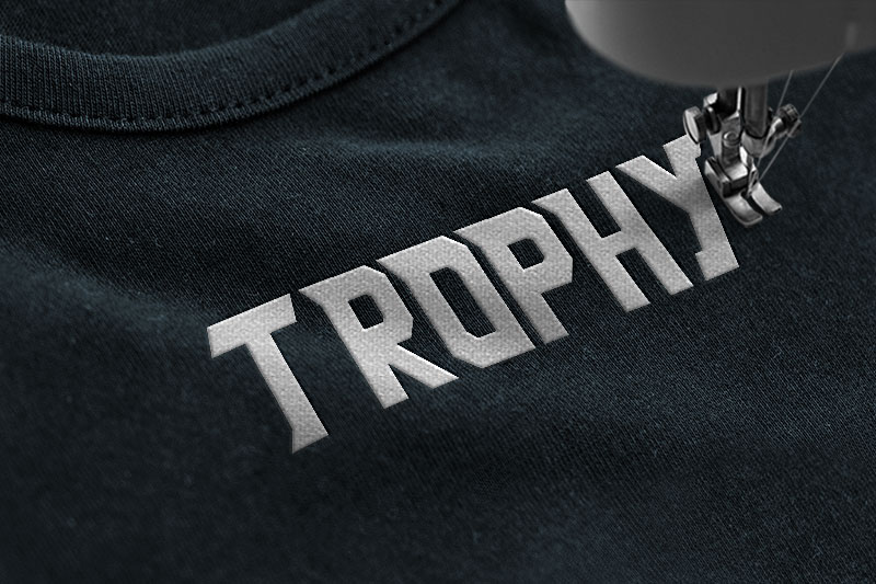 Forgotten Embroidery Display Font