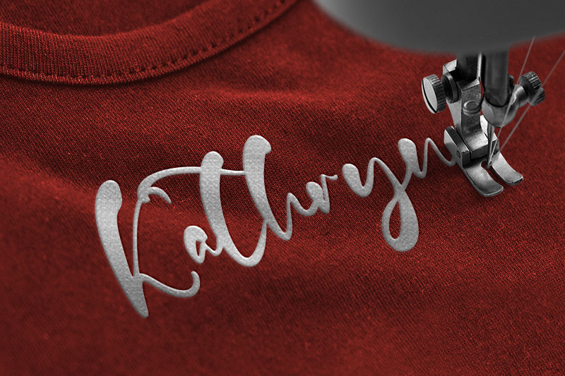 Gina Sean Embroidery Script Font